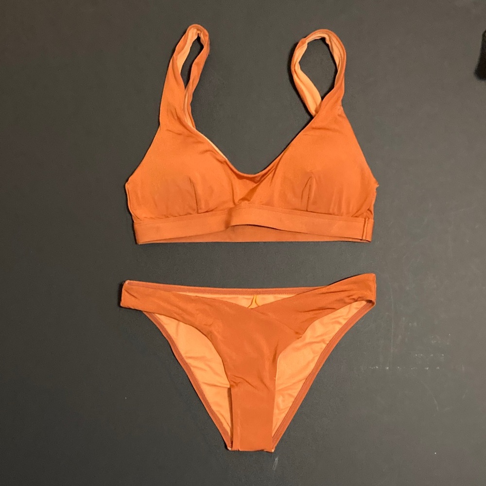 Vibrant Orange Bikini Set CIKADA NEW NO TAG